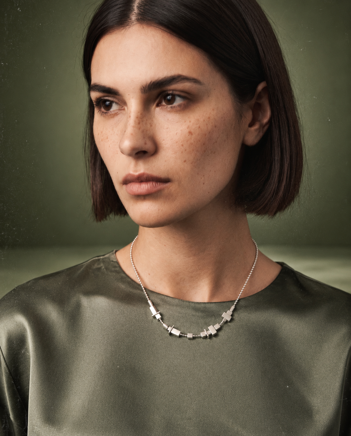 ZULIE one night necklace worn